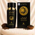 Set of two oriental perfumes for women and men by ZEIRA, featuring Sara White and Apollo Mane Black bottles.