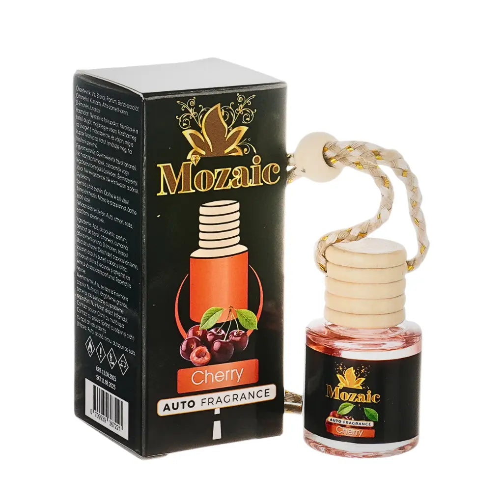 ZEIRA Set of 4 auto odorizer air fresheners in cherry, mango, peach, and melon scents, displayed in colorful packaging.