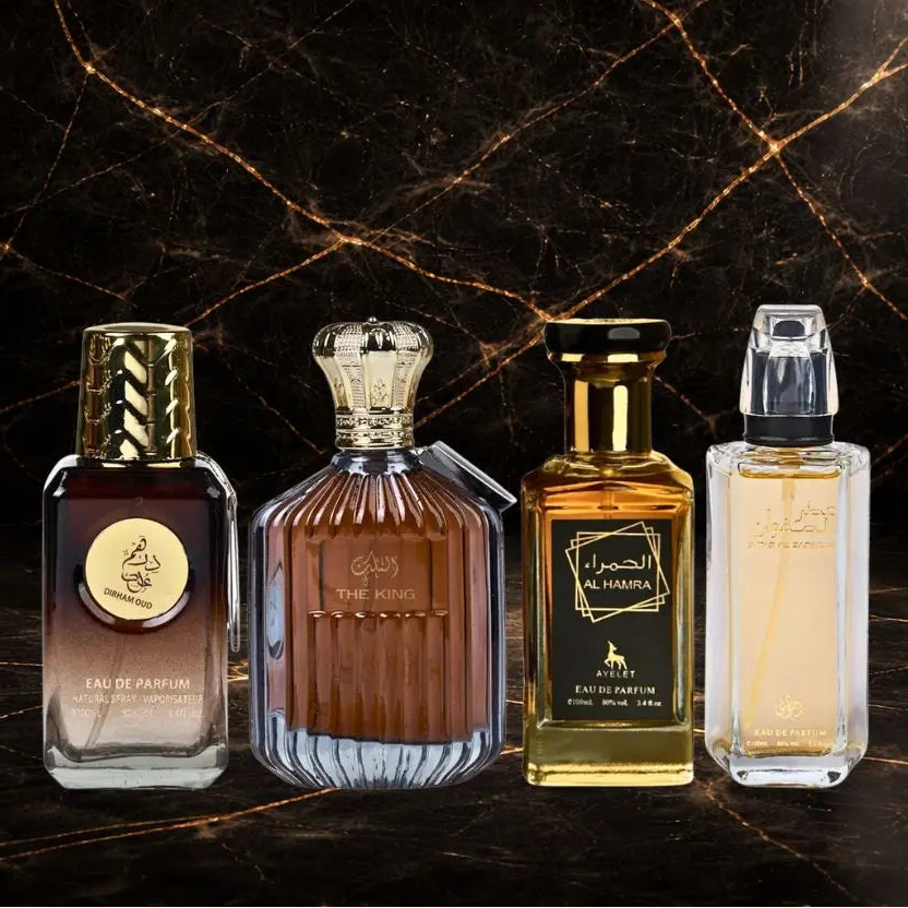 Set 4 Parfumuri Orientale Barbatesti - Dirham Oud + The King + Attar Safwaan + Al Hamra - ZEIRA