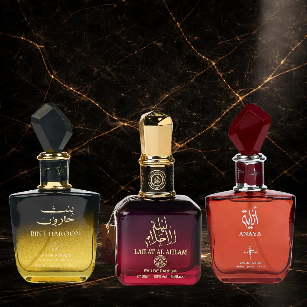 Set 3 Parfumuri Orientale Dama - Bint Haroon + Lailat Al Ahlam + Anaya