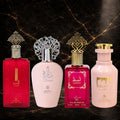 Set 4 Parfumuri Orientale Dama – Al Khaleej + Oud Romancia + Qissat Hub + Aliya