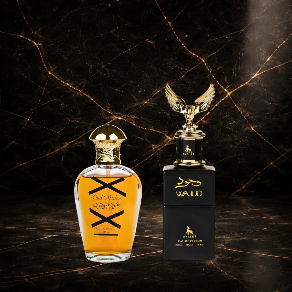 Set 2 Parfumuri Orientale Barbatesti - Oud Modern + Wajud
