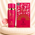 Set of two oriental perfumes by ZEIRA, featuring Sara Candy for women and Apollo Mane Black for men, displayed in bottles.