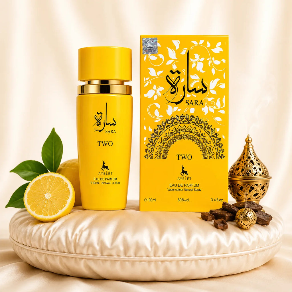 Set of four ZEIRA oriental perfumes including three dama and one unisex, featuring Eclat, Sara Two, Sara Candy, and Dubai Chocolate Pistachio.