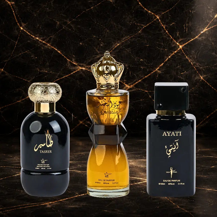 Set 3 Parfumuri Orientale Barbatesti - Taseer + Oud Al Khashab + Ayati