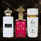 Set 3 Parfumuri Orientale Dama - Oud Romancia + Lamast + Sara White - ZEIRA