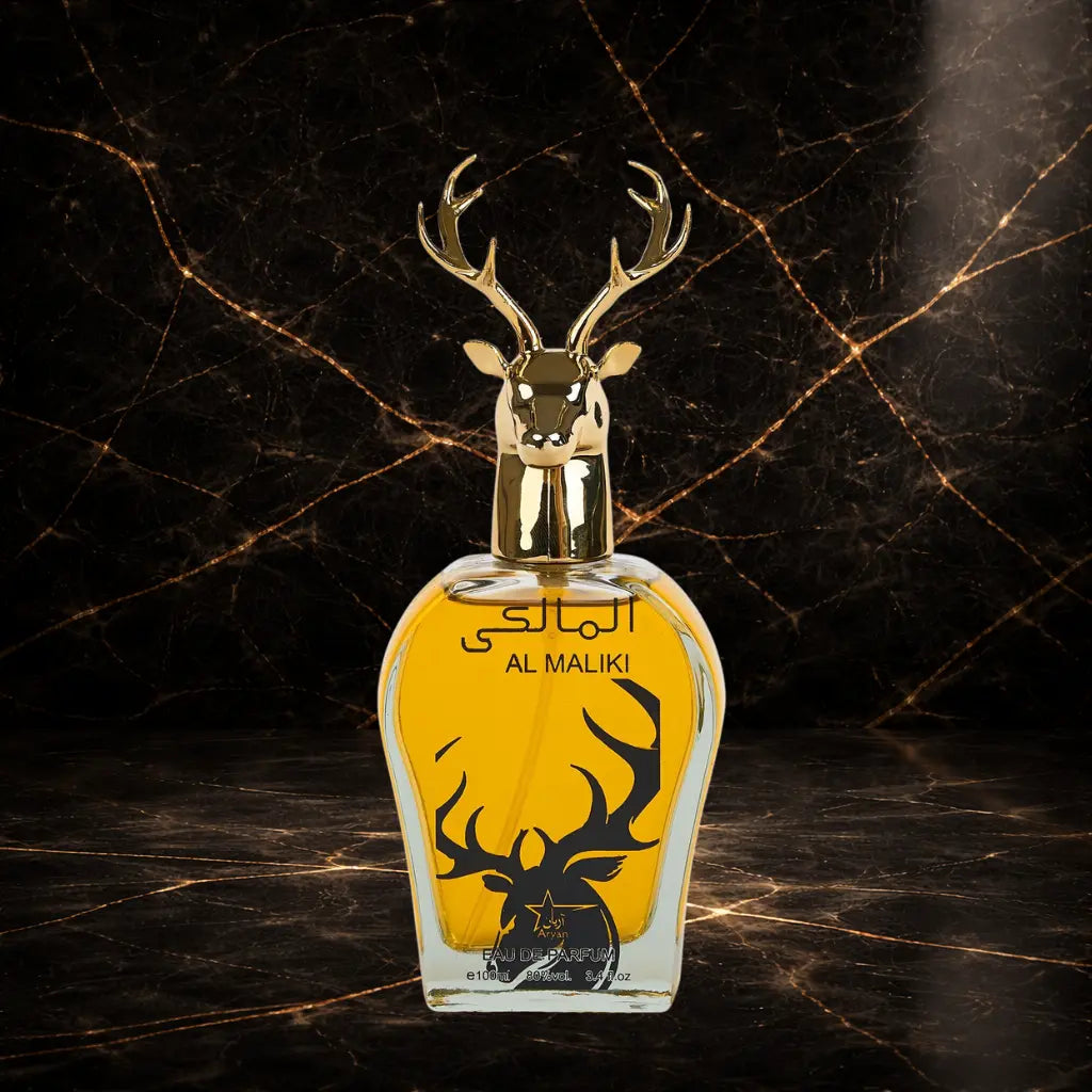 Al Maliki Oriental Barbatesc perfume bottle by ZEIRA, 100 ml, with intricate design and elegant packaging.