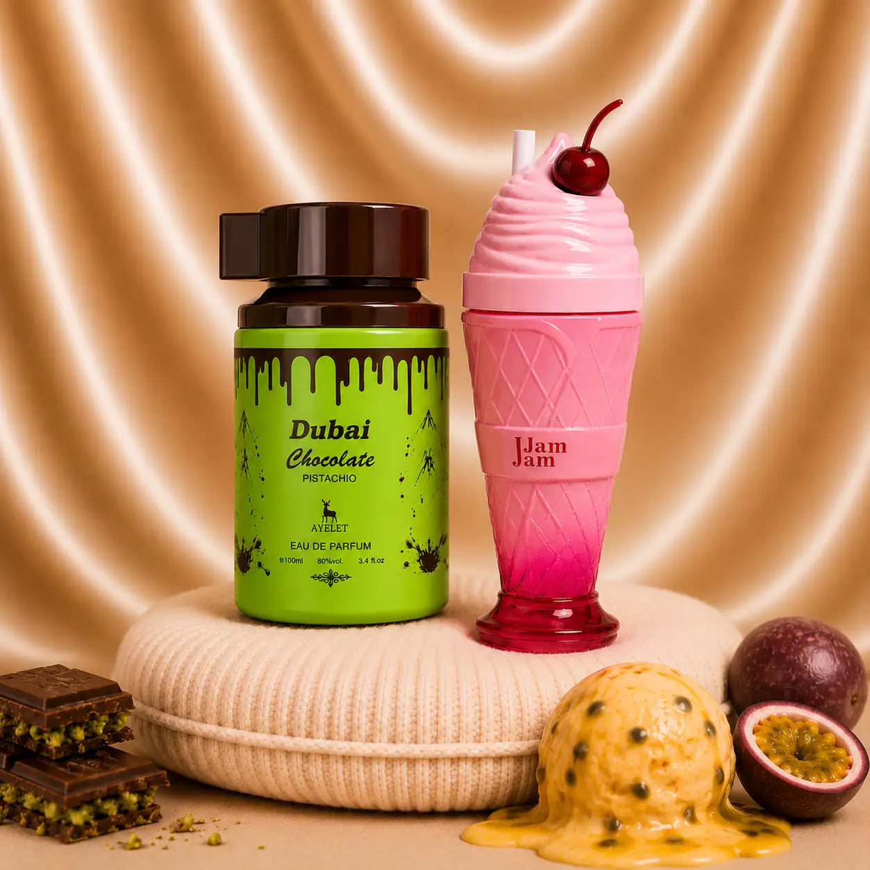 Set 2 Parfumuri Orientale - Dubai Chocolate Pistachio + JamJam