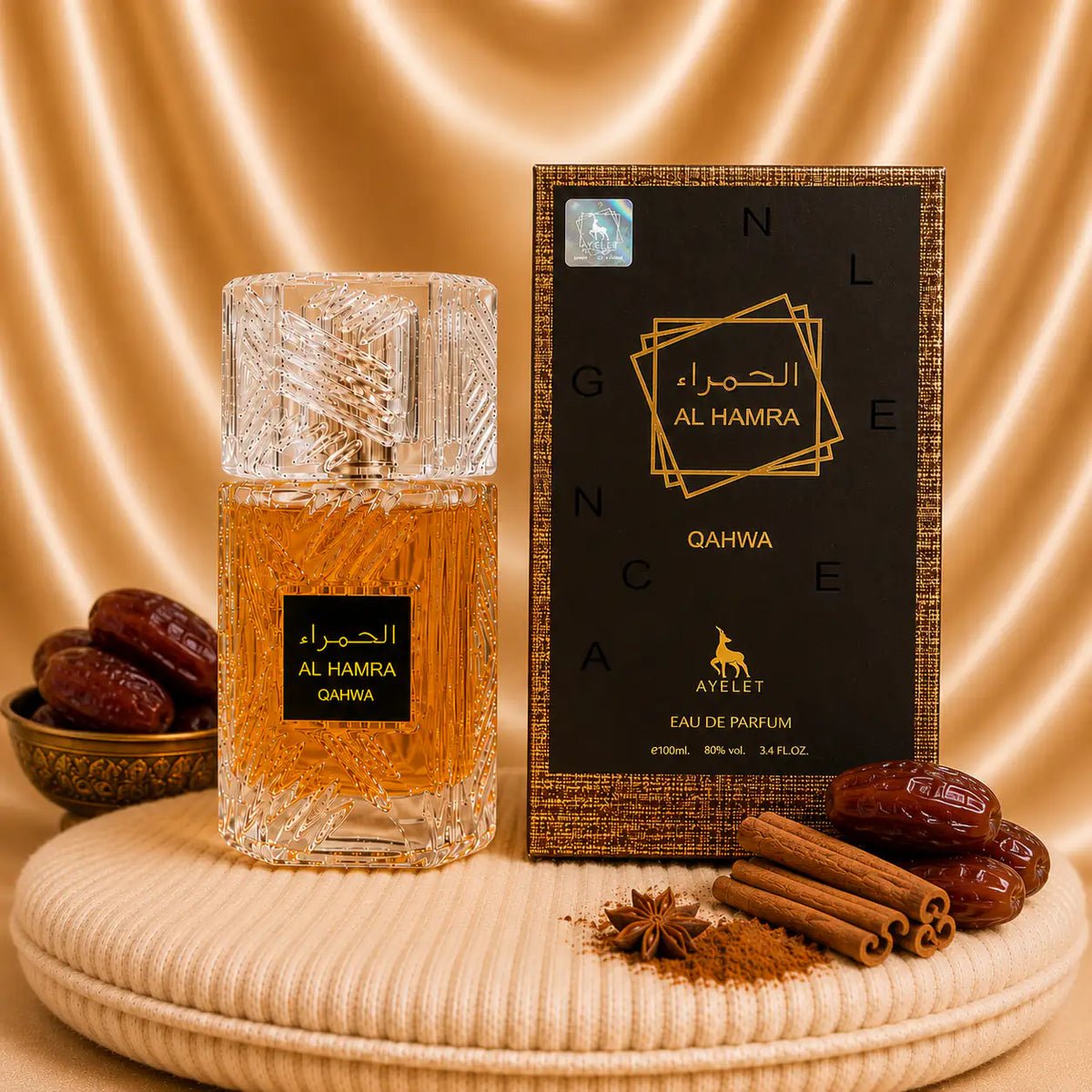 Set 2 Parfumuri Orientale (Dama + barbat) - Al Hamra Qahwa + JamJam Red