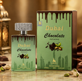 ZEIRA Dubai Chocolate Pistachio unisex oriental parfum bottle with elegant packaging and a luxurious design.