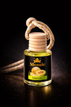 ZEIRA Melon Auto Premium Odorizant, fresh melon scent in a sleek car air freshener for a clean, fragrant interior.