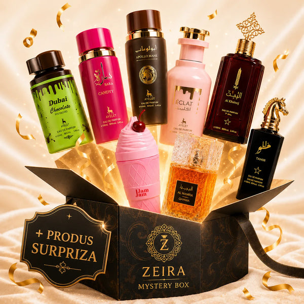 Mystery Box Premium - 8 PARFUMURI PREMIUM + TRANSPORT GRATUIT + PRODUS SURPRIZA