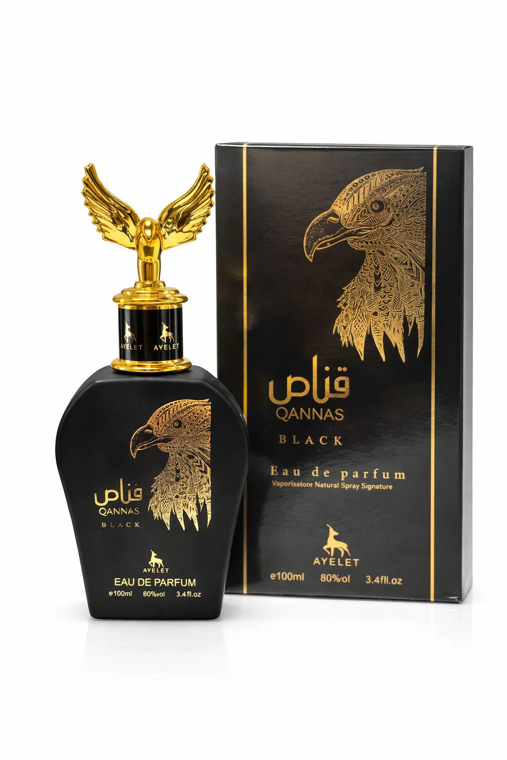 Qannas Black - Parfum Oriental Barbatesc 100 ml