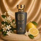 Qissat Hub Grey Parfum Oriental by ZEIRA in a 100ml bottle, featuring a sleek grey design and luxurious scent.