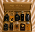 ZEIRA Mystery Box VIP with 10 top Arabesti perfumes for men, featuring a variety of fragrances and free shipping.