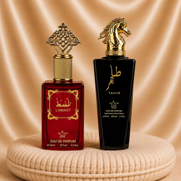 Set 2 Parfumuri Orientale (Dama + Barbat) - Lamast + Tahir
