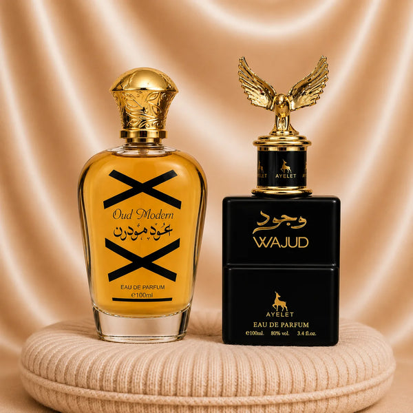 Set 2 Parfumuri Orientale Barbatesti - Oud Modern + Wajud