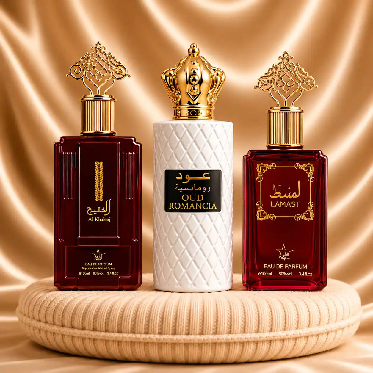 Set 3 Parfumuri Orientale Dama - Al Khaleej + Oud Romancia + Lamast