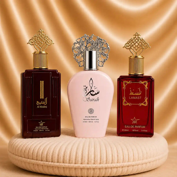 Set 3 Parfumuri Orientale Dama - Al Khaleej + Sarah + Lamast