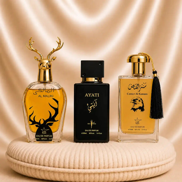 Set 3 Parfumuri Orientale Barbatesti - Al Maliki + Ayati + Center Al Kanass