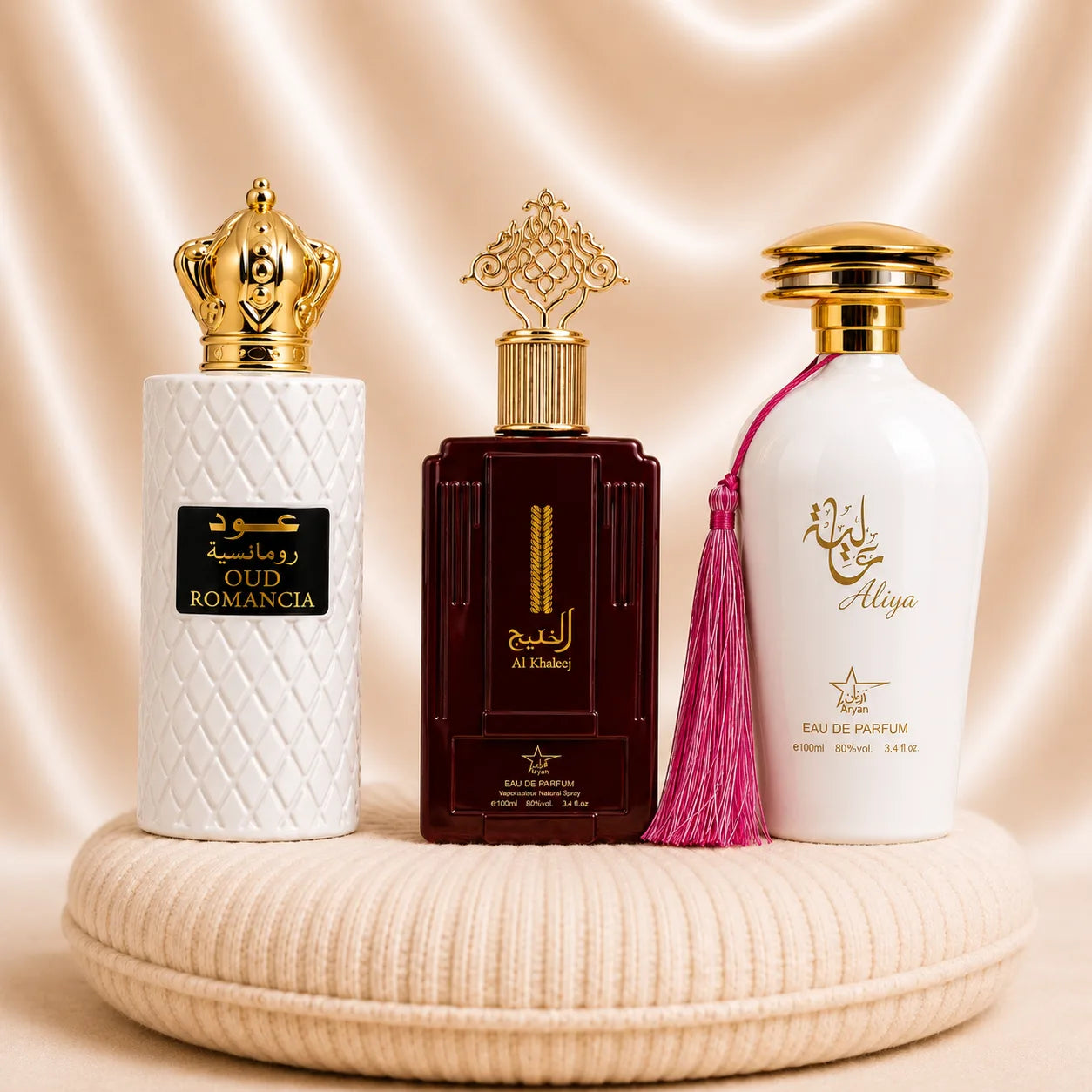 Set 3 Parfumuri Orientale Dama - Oud Romancia + Al Khaleej + Aliya