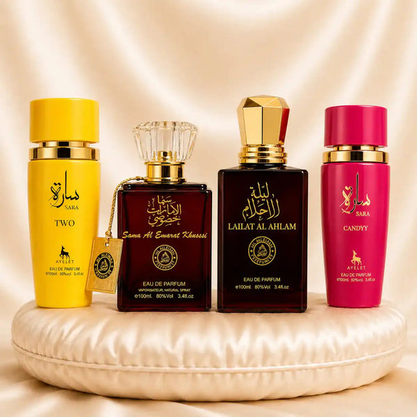 Set 4 Parfumuri Orientale Dama - Sara Two + Sama Al Emarat + Lailat Al Ahlam + Sara Pink