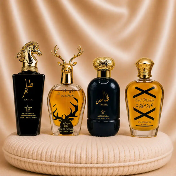 Set 4 Parfumuri Orientale Barbatesti - Tahir + Al Maliki + Taseer + Oud Modern